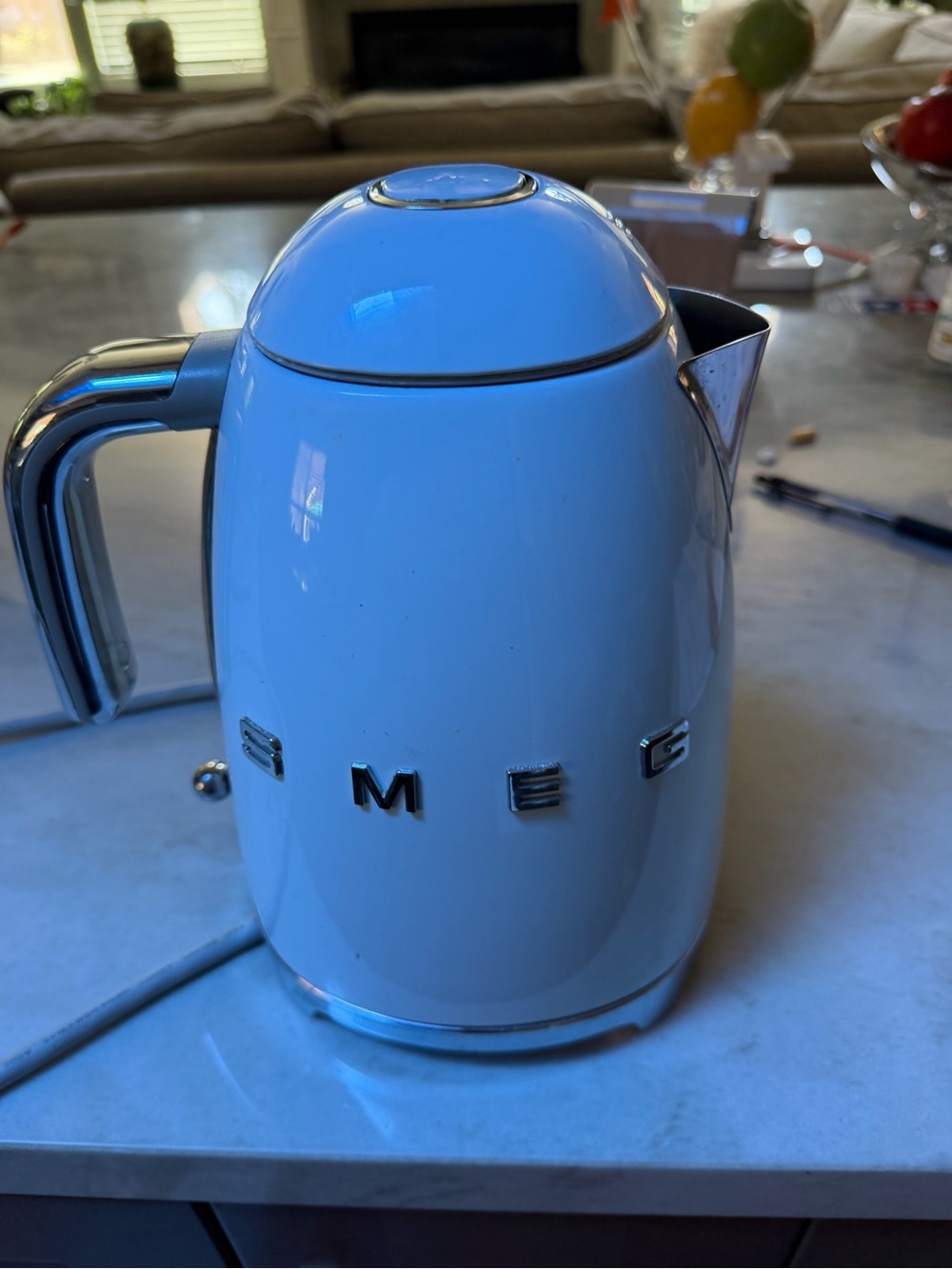 SMEG light blue 1.7L Electric Kettle - Retro Style